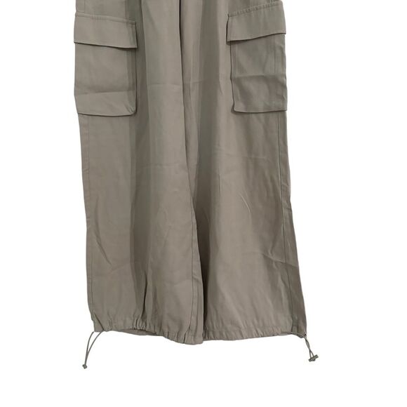 Forever 21 Women's Elastic Waist Wide Leg Parachute Cargo Pants, Size S - Picture 2 of 13